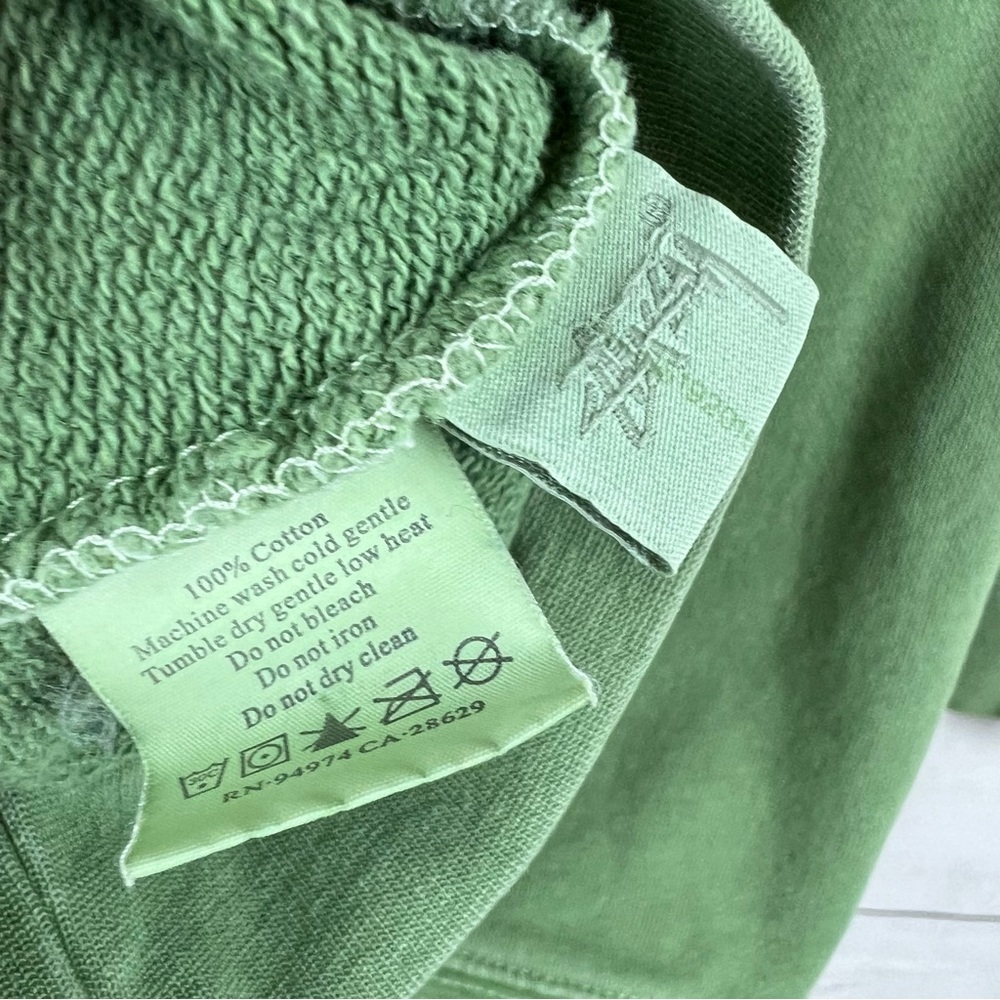 Vintage Stussy USA Made Embroidered Sweatshirt Small - Picture 6 of 6